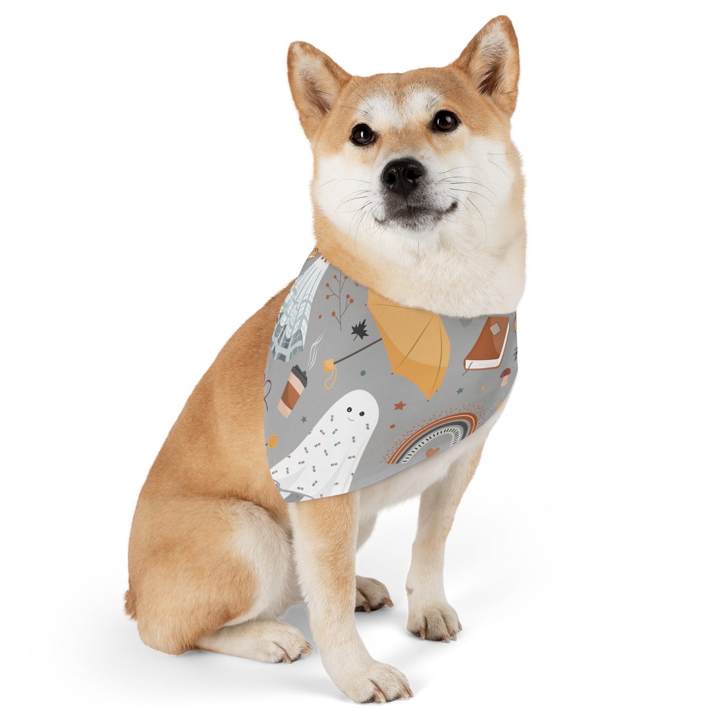 Cute Halloween Over the Collar Dog Bandana