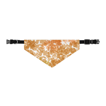 Fall Leaves Over the Collar Fall Dog Bandana