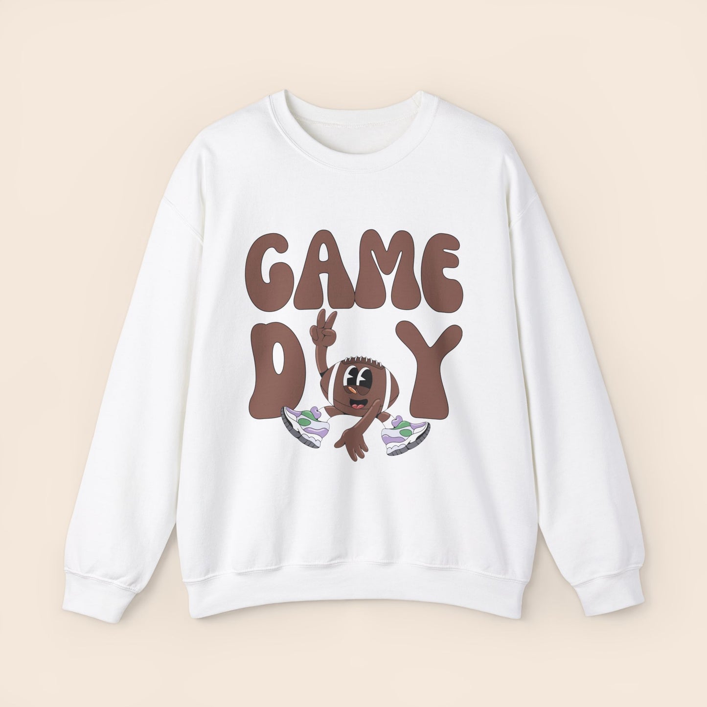 Game Day Football Crewneck Sweatshirt