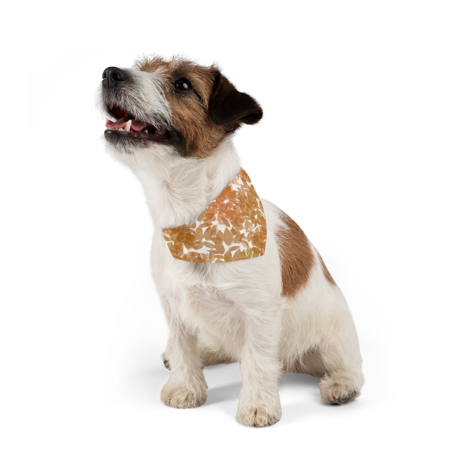 Fall Leaves Over the Collar Fall Dog Bandana