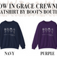 Grow in Grace 2 Peter 3:18 Crewneck Sweatshirt