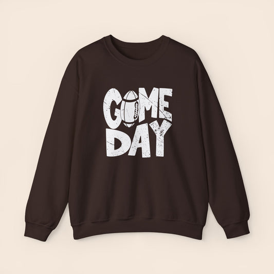 Football Game Day Crewneck Sweatshirt