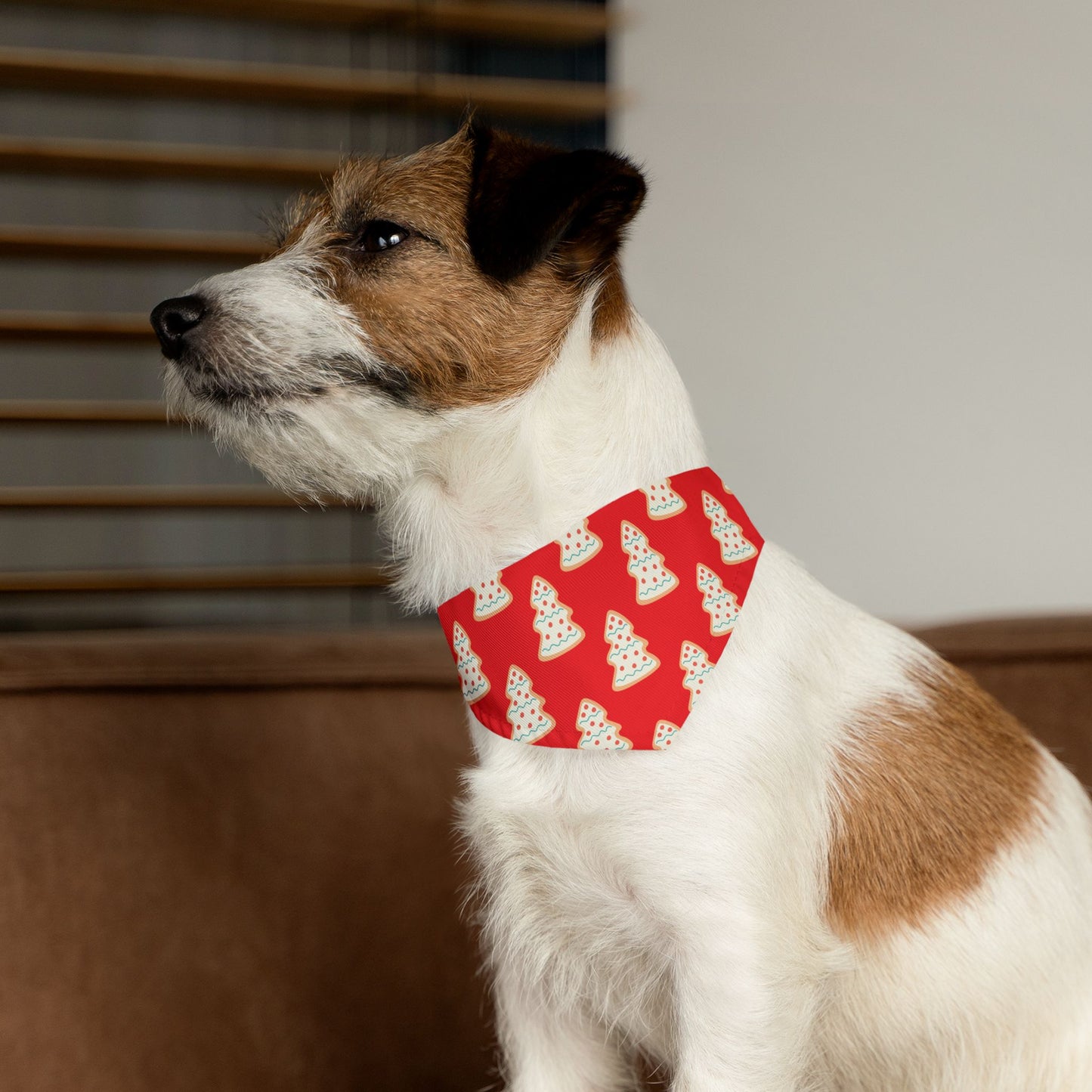 Christmas Cookies Over The Collar Dog Bandana