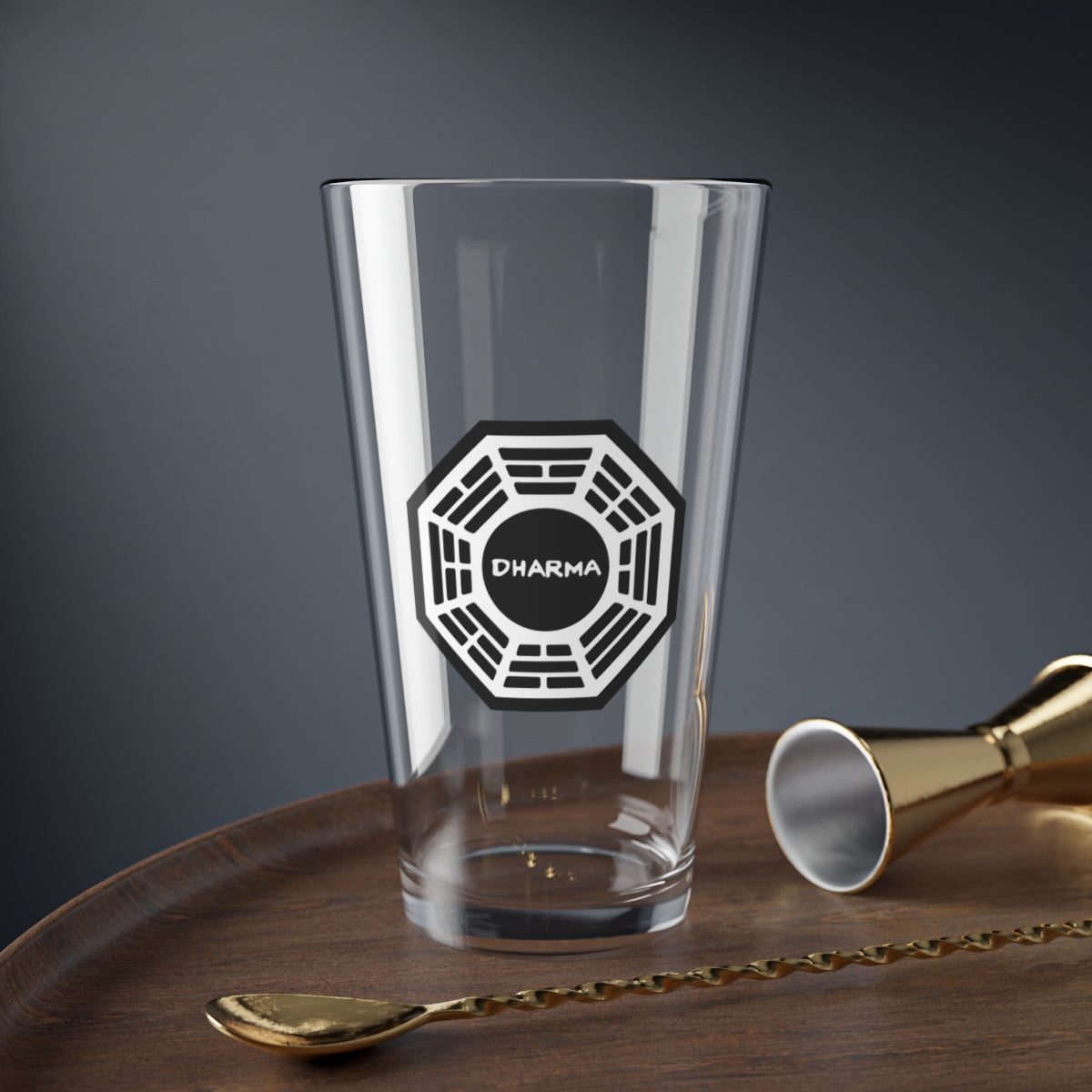 Dharma Initiative Lost TV Show 16oz Pint Glass