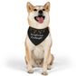 Do I Get a Kiss at Midnight Over the Collar New Years Dog Bandana