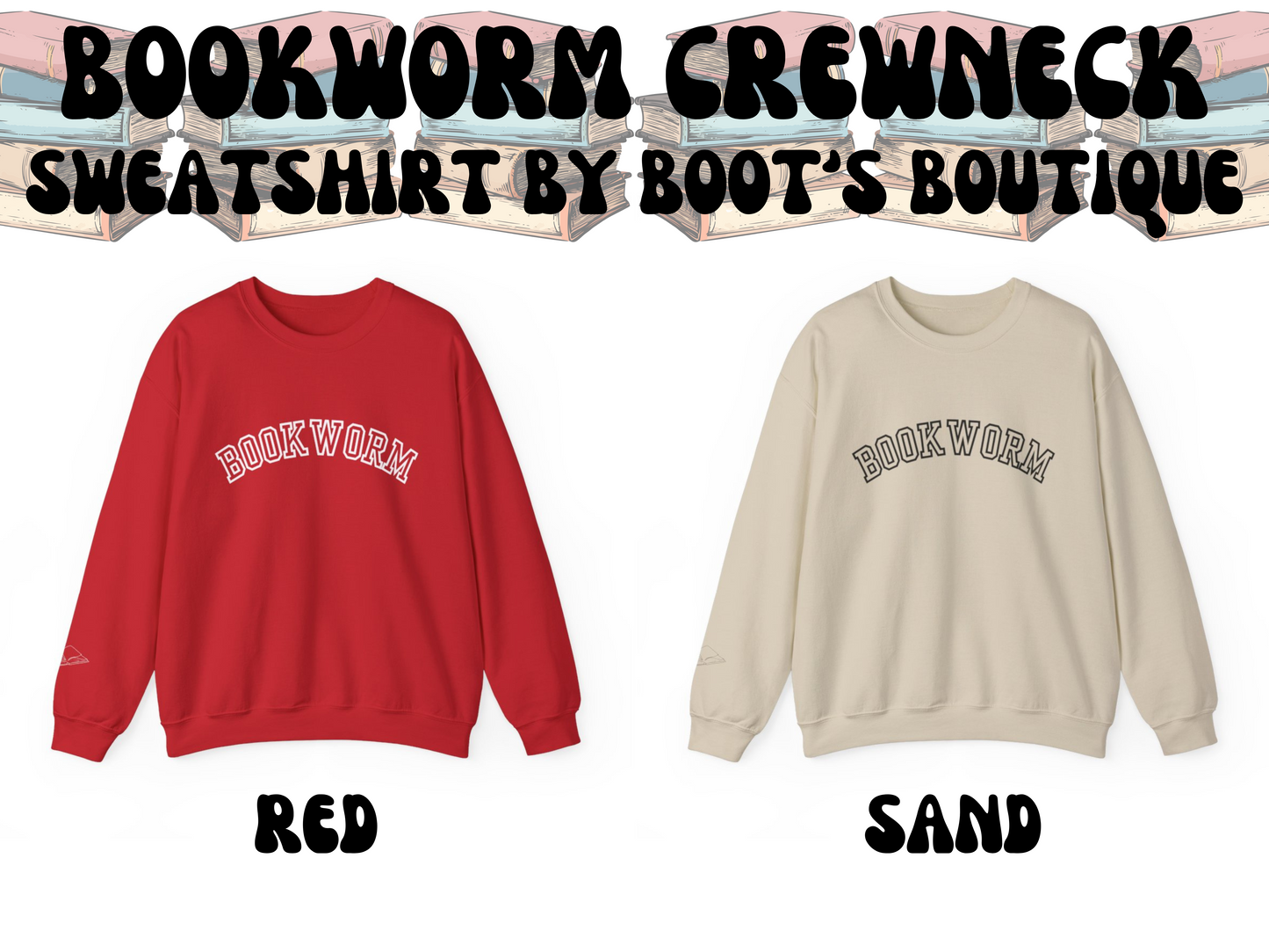 Bookworm Crewneck Sweatshirt