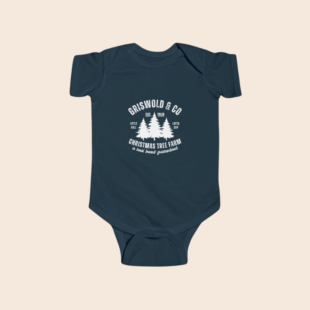 Griswold & Co. Christmas Baby One-Piece