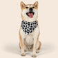 Cow Print Over The Collar Dog Bandana