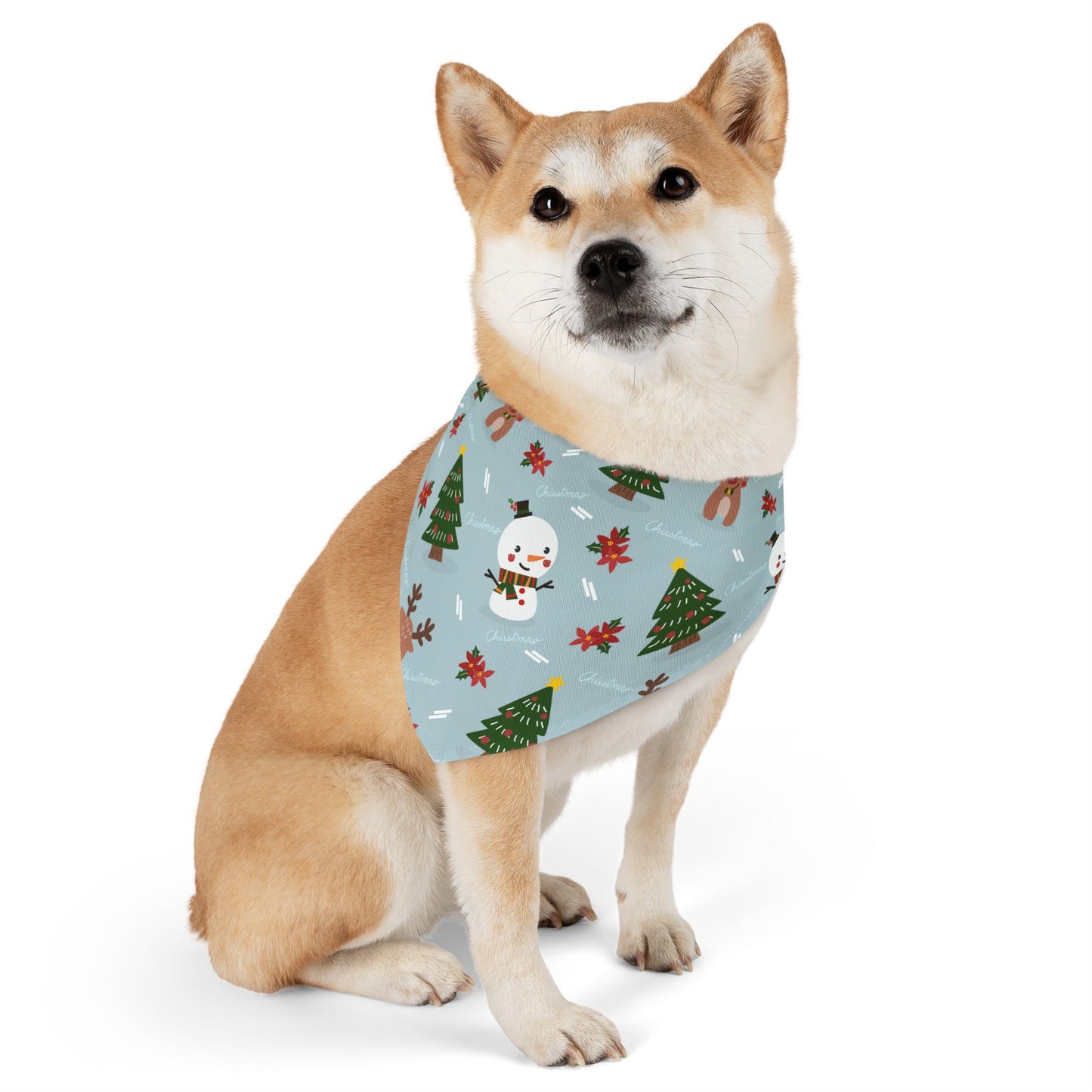 Christmas Over the Collar Dog Bandana