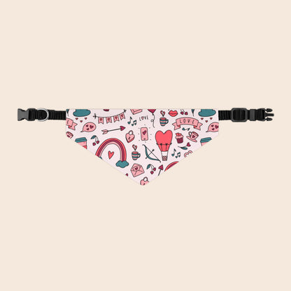 Valentine's Day Over the Collar Dog Bandana