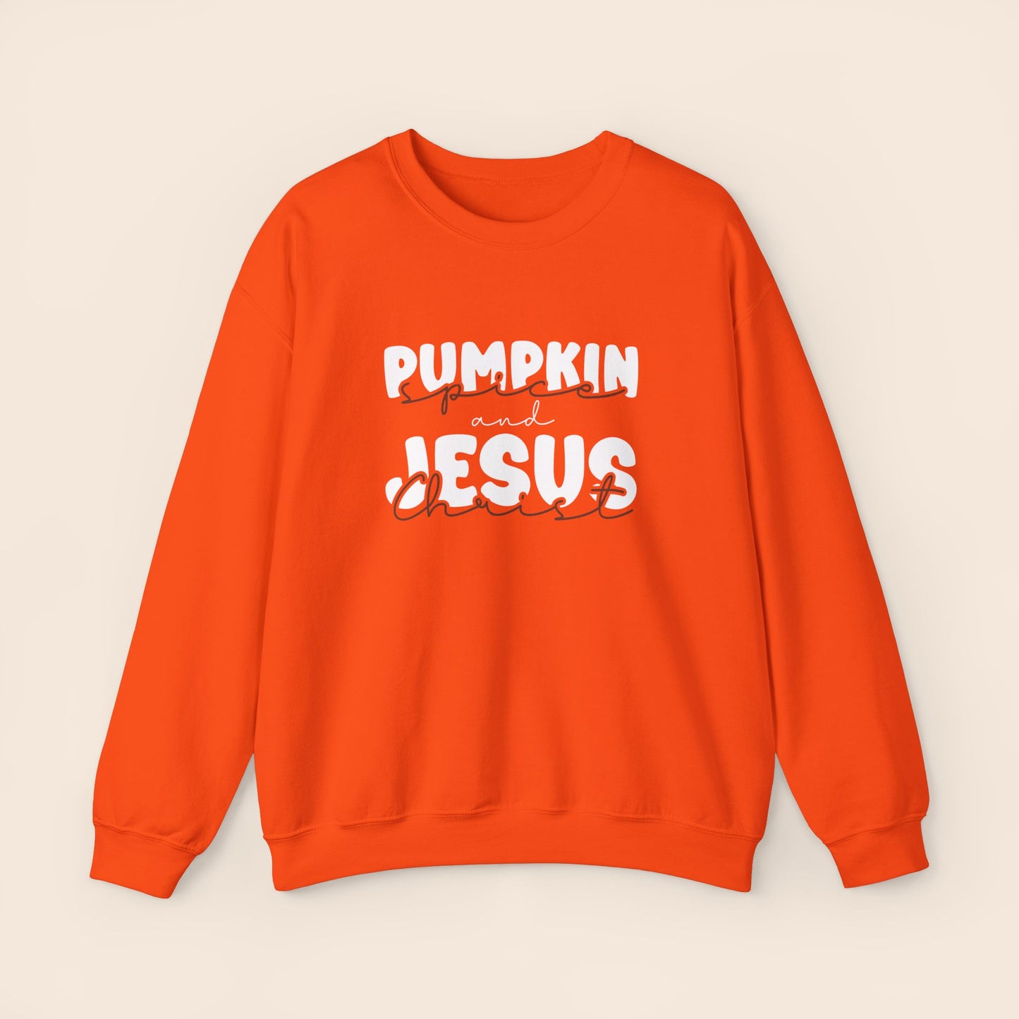 Pumpkin Spice and Jesus Christ Crewneck Sweatshirt