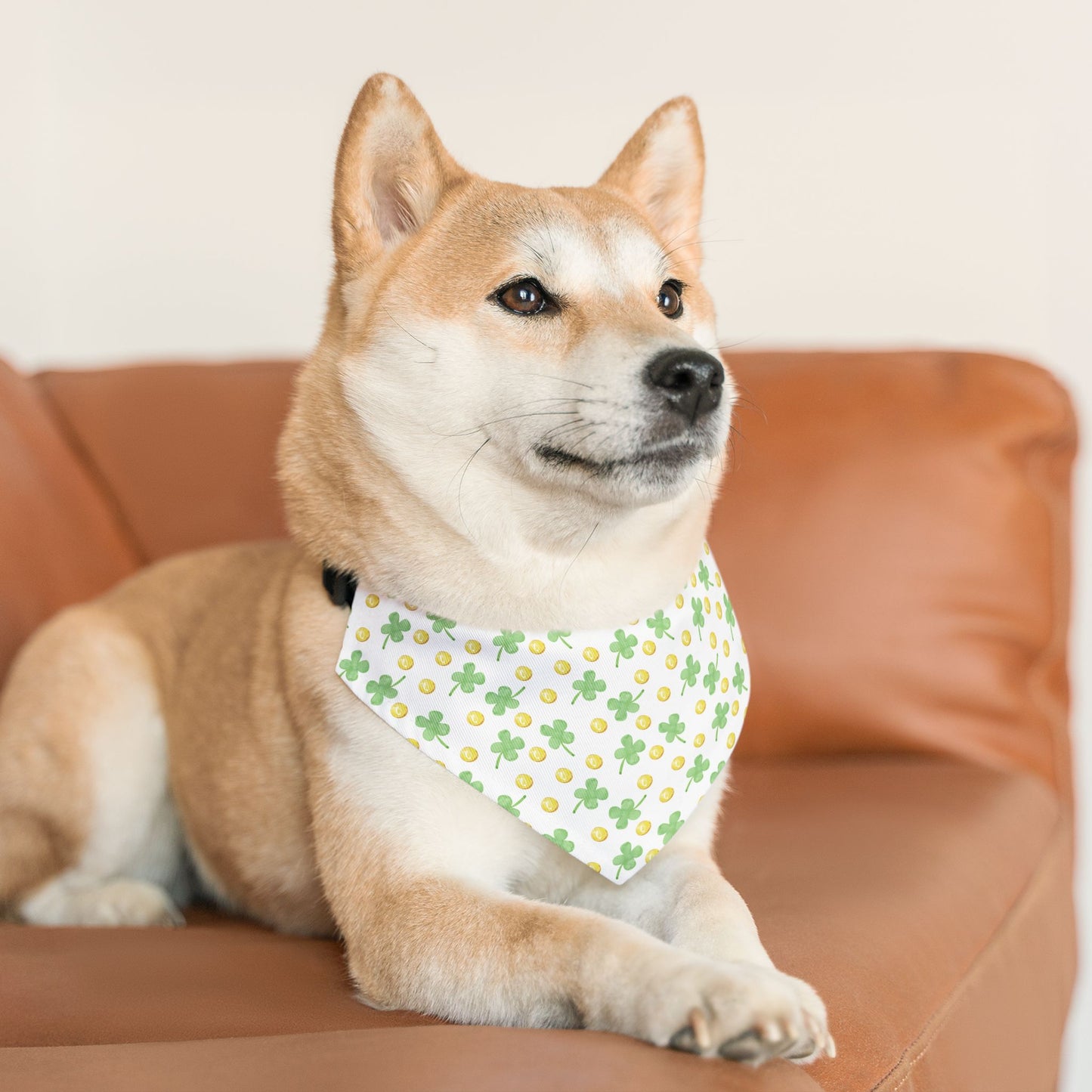 St. Patrick's Day Over the Collar Dog Bandana