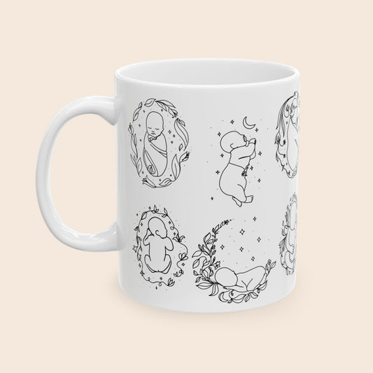 Thank You Mug for Doulas & Midwives - 11 oz. Ceramic Mug