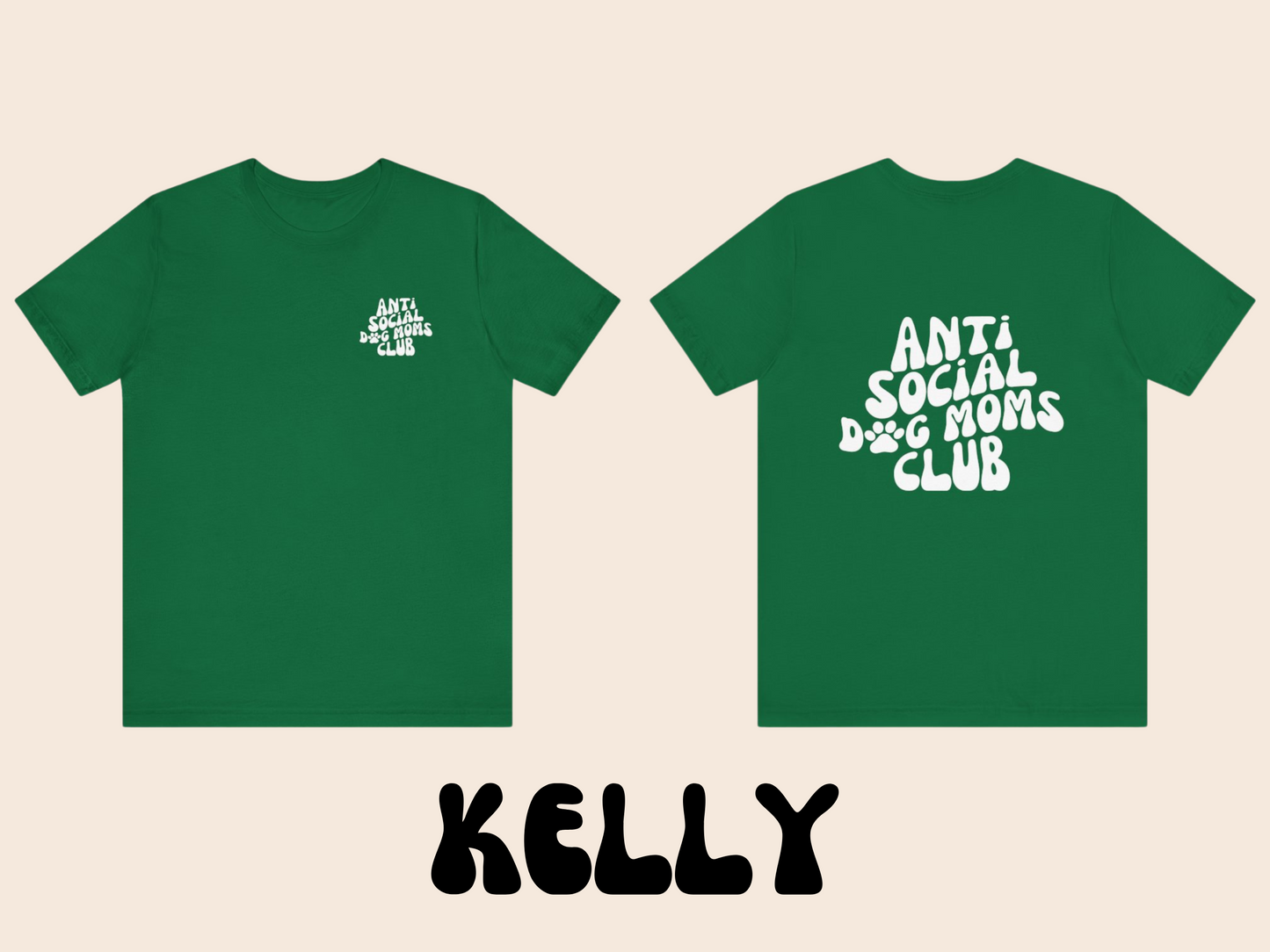 Antisocial Dog Moms Club T-Shirt