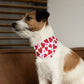 Valentine's Day Over the Collar Dog Bandana