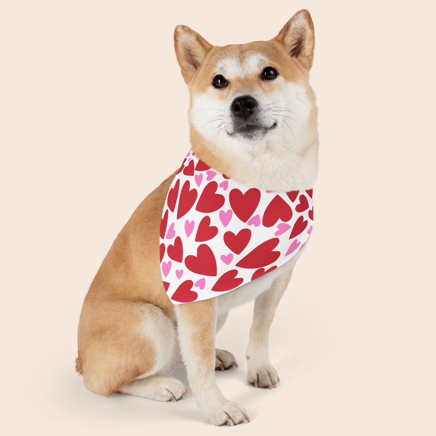 Valentine's Day Over the Collar Dog Bandana