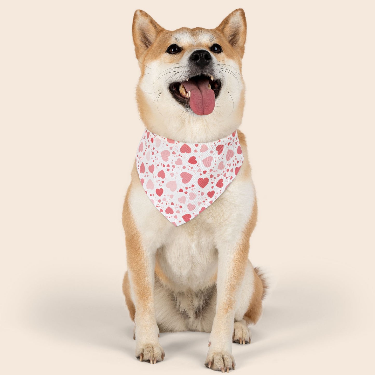 Valentine's Day Over the Collar Dog Bandana