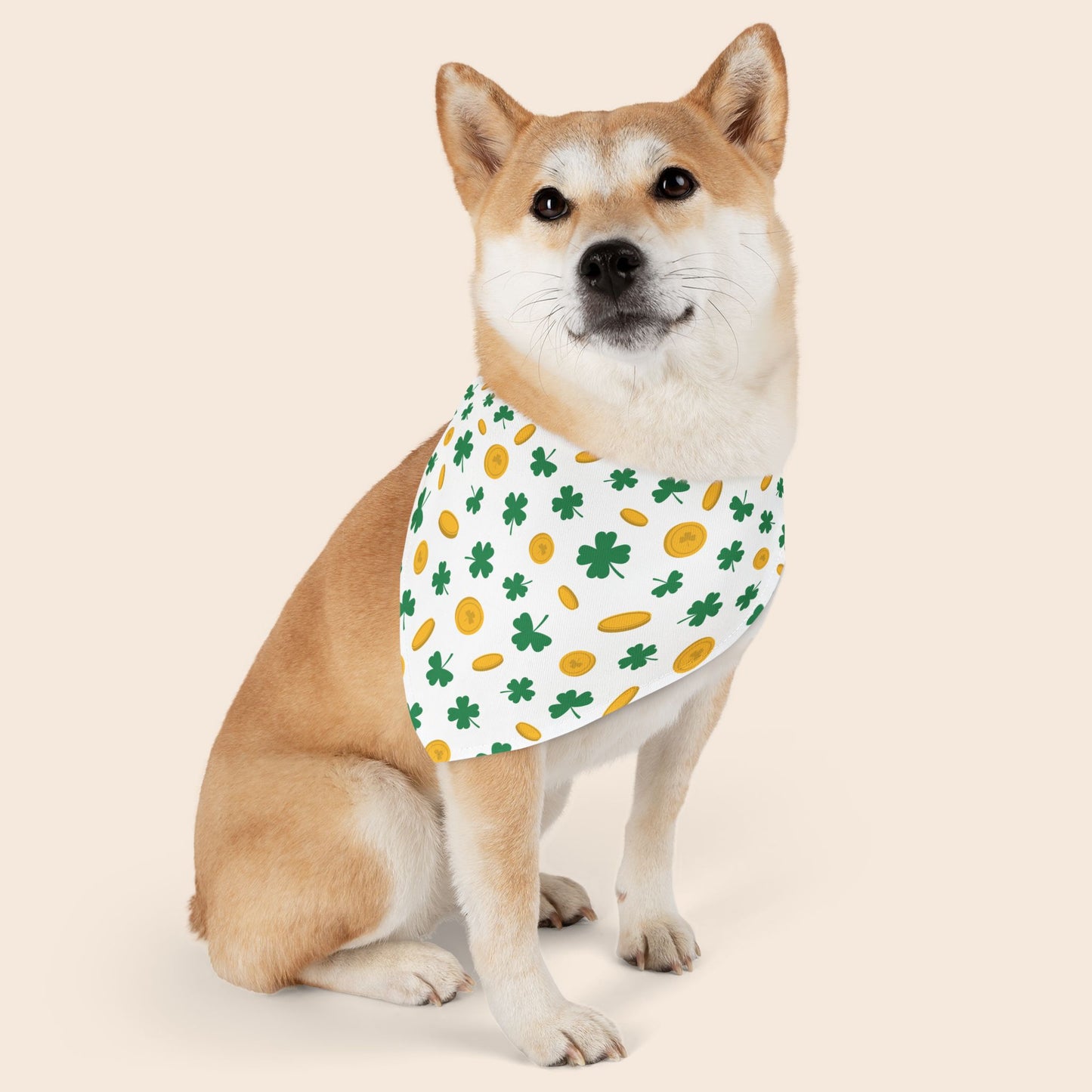 St. Patrick's Day Over the Collar Dog Bandana