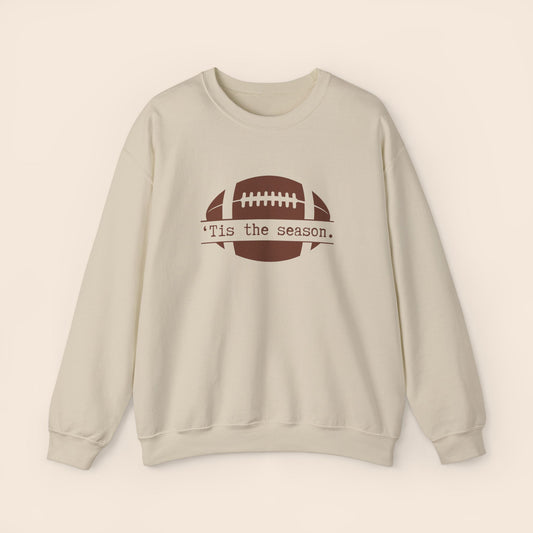 Tis' the Season - Football Season Crewneck Sweatshirt