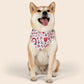 Valentine's Day Over the Collar Dog Bandana