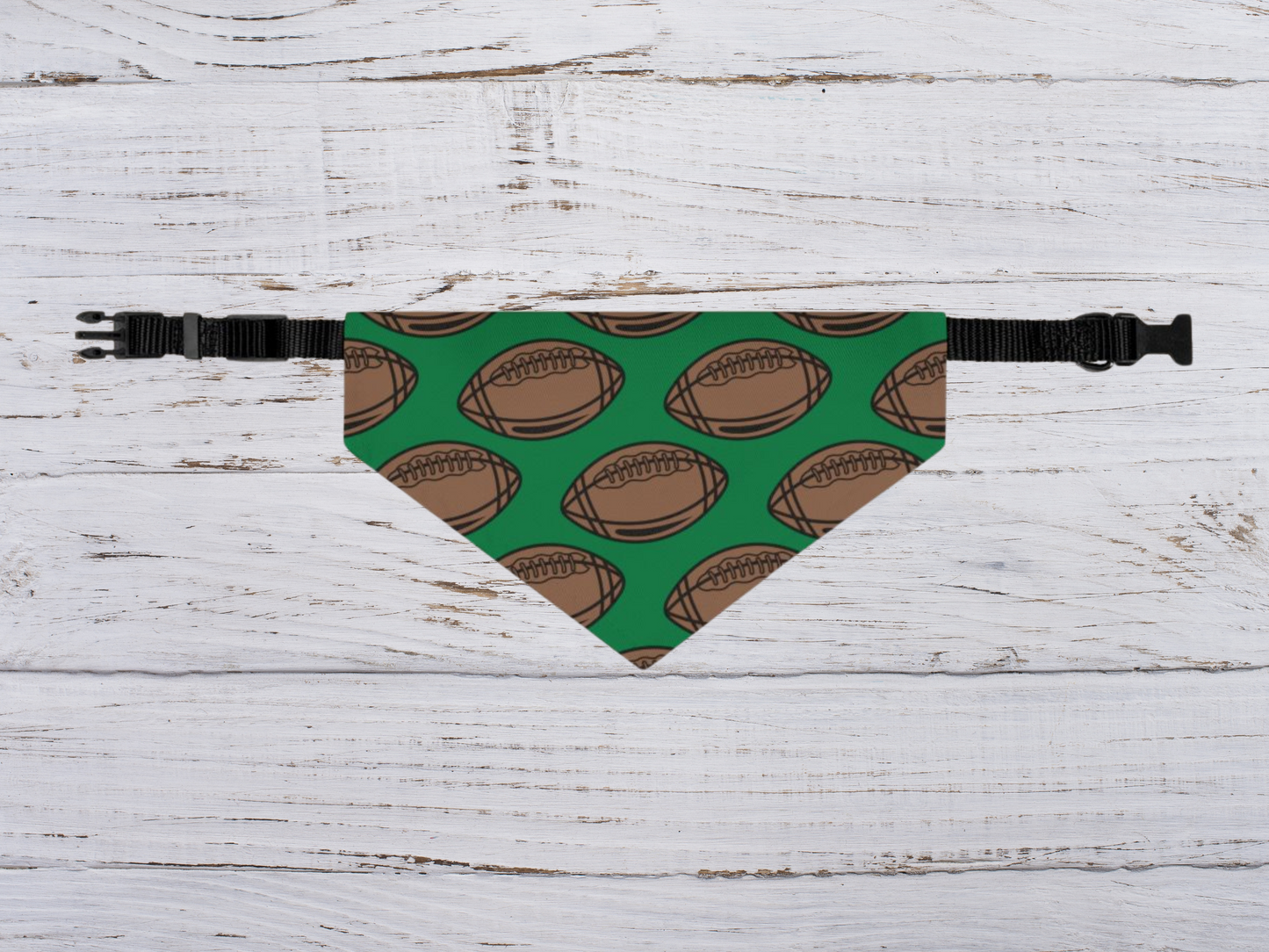 Football Over The Collar Dog Bandana