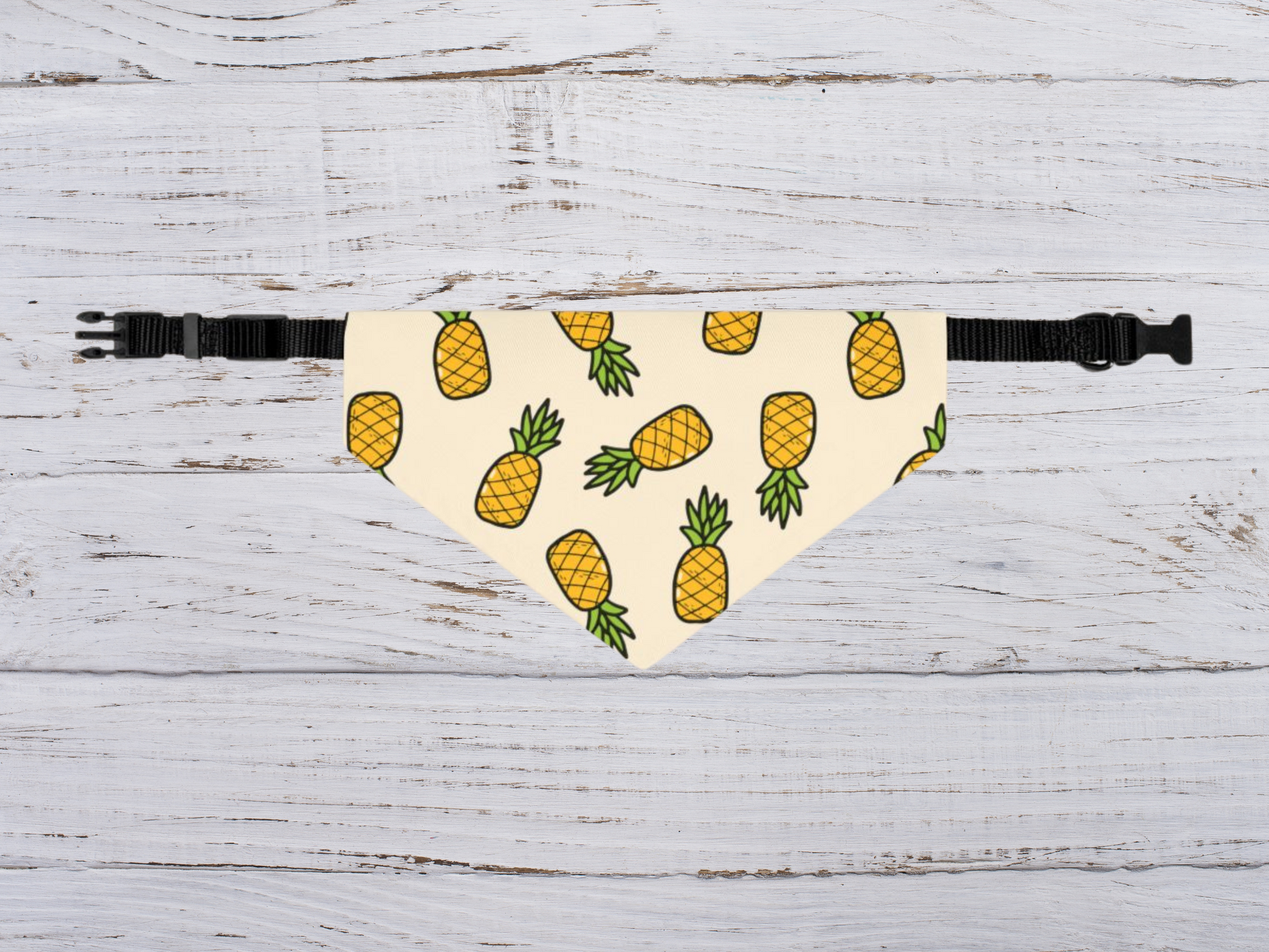 Pineapples Over the Collar Dog Bandana