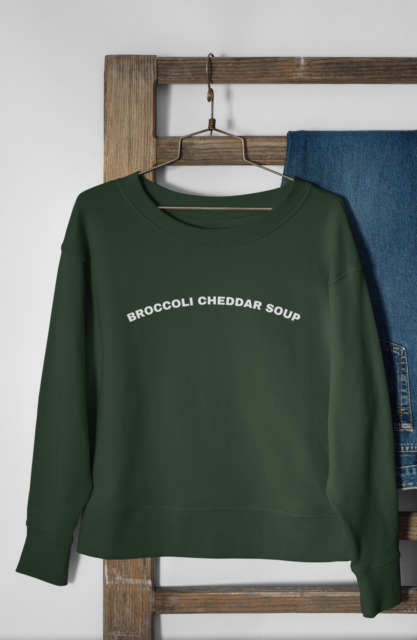 Broccoli Cheddar Soup Crewneck Sweatshirt