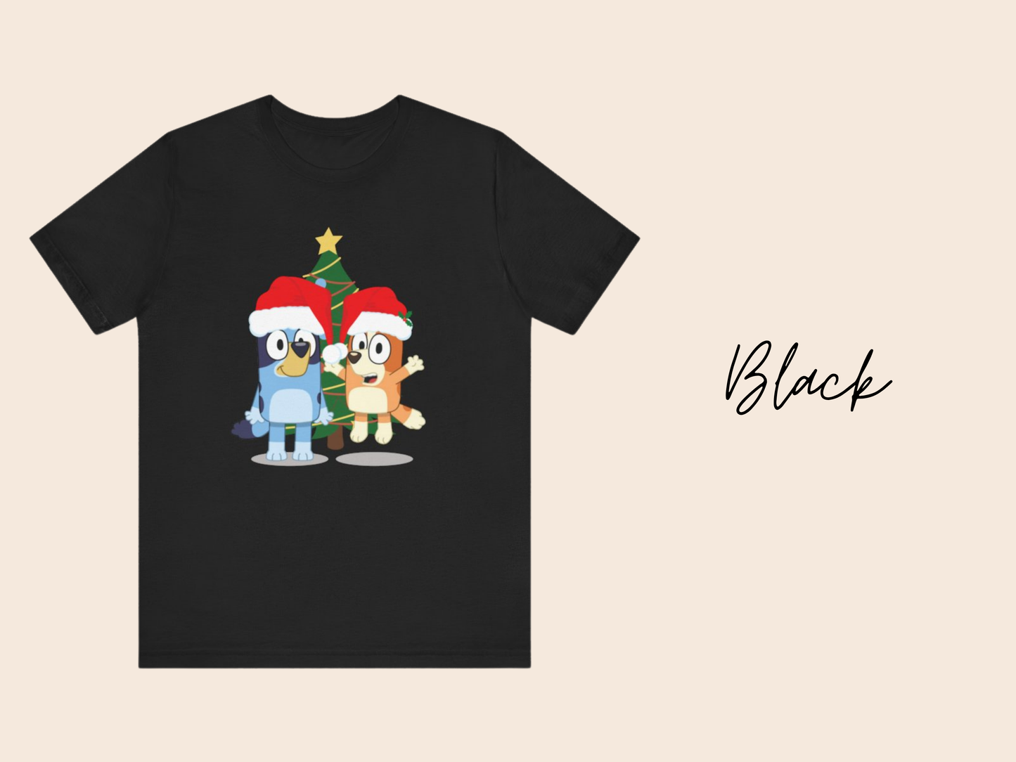 Bluey and Bingo - Bluey TV Show Christmas Unisex T-Shirt