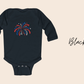 Fireworks Fourth of July Baby Bodysuit