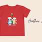 Bluey and Bingo Christmas Toddler T-Shirt | Bluey TV Show | Bluey Heeler, Winter, Christmas, Xmas, Trendy, Soft, Cute Kid's T-Shirt