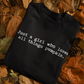 Just a Girl Who Loves All Things Pumpkin Crewneck Sweatshirt