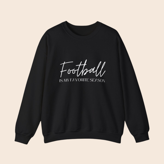 Football Is My Favorite Season Crewneck Sweatshirt