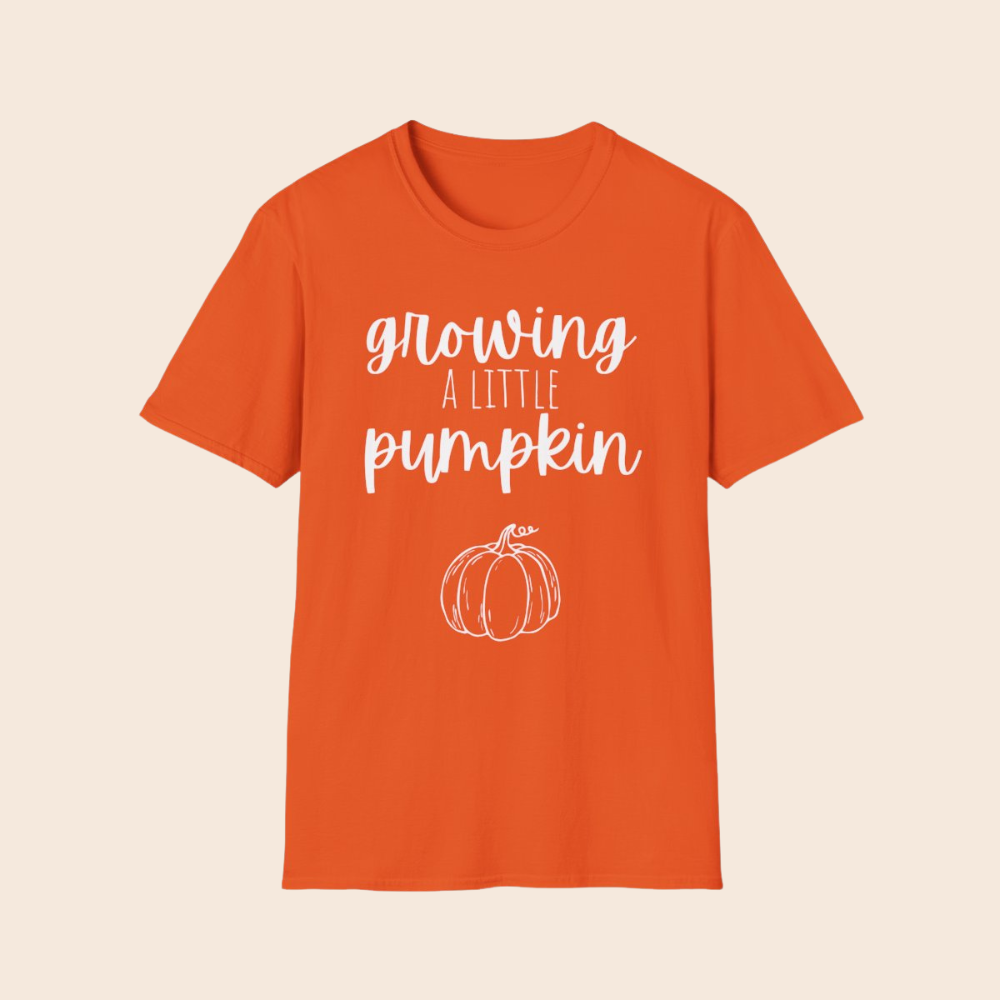 Growing A Little Pumpkin - Fall Pregnancy Shirt