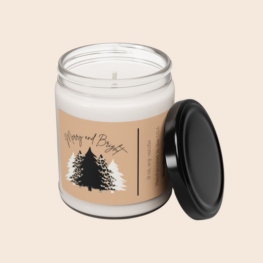 Merry and Bright - Christmas 9oz Soy Candle