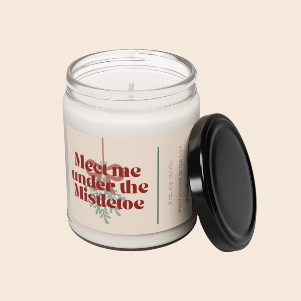 Meet Me Under the Mistletoe - Christmas 9oz Soy Candle