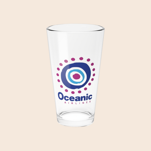 Oceanic Airlines Lost TV Show 16oz Pint Glass