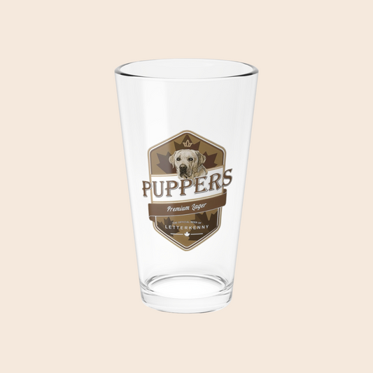 Pupper's Letterkenny TV Show 16oz Pint Glass