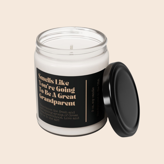 Smells Like You're Going To Be A Great Grandparent 9oz Soy Candle