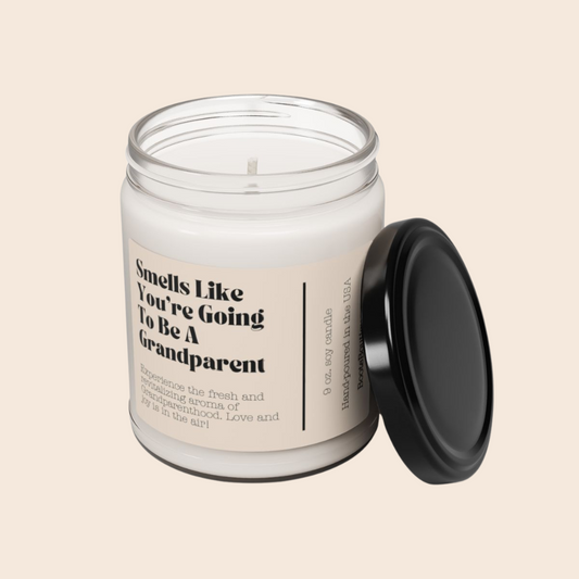 Smells Like You're Going To Be A Grandparent 9oz Soy Candle