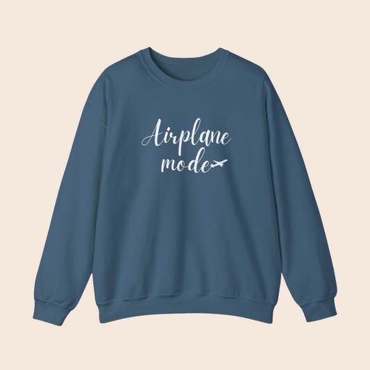 Airplane Mode Crewneck Sweatshirt