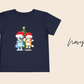 Bluey and Bingo Christmas Toddler T-Shirt | Bluey TV Show | Bluey Heeler, Winter, Christmas, Xmas, Trendy, Soft, Cute Kid's T-Shirt