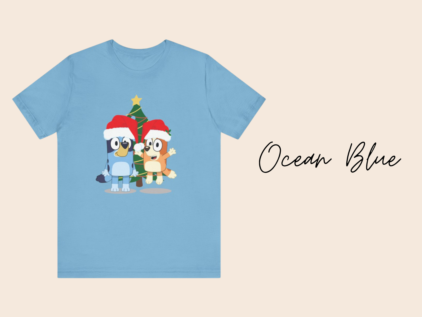 Bluey and Bingo - Bluey TV Show Christmas Unisex T-Shirt