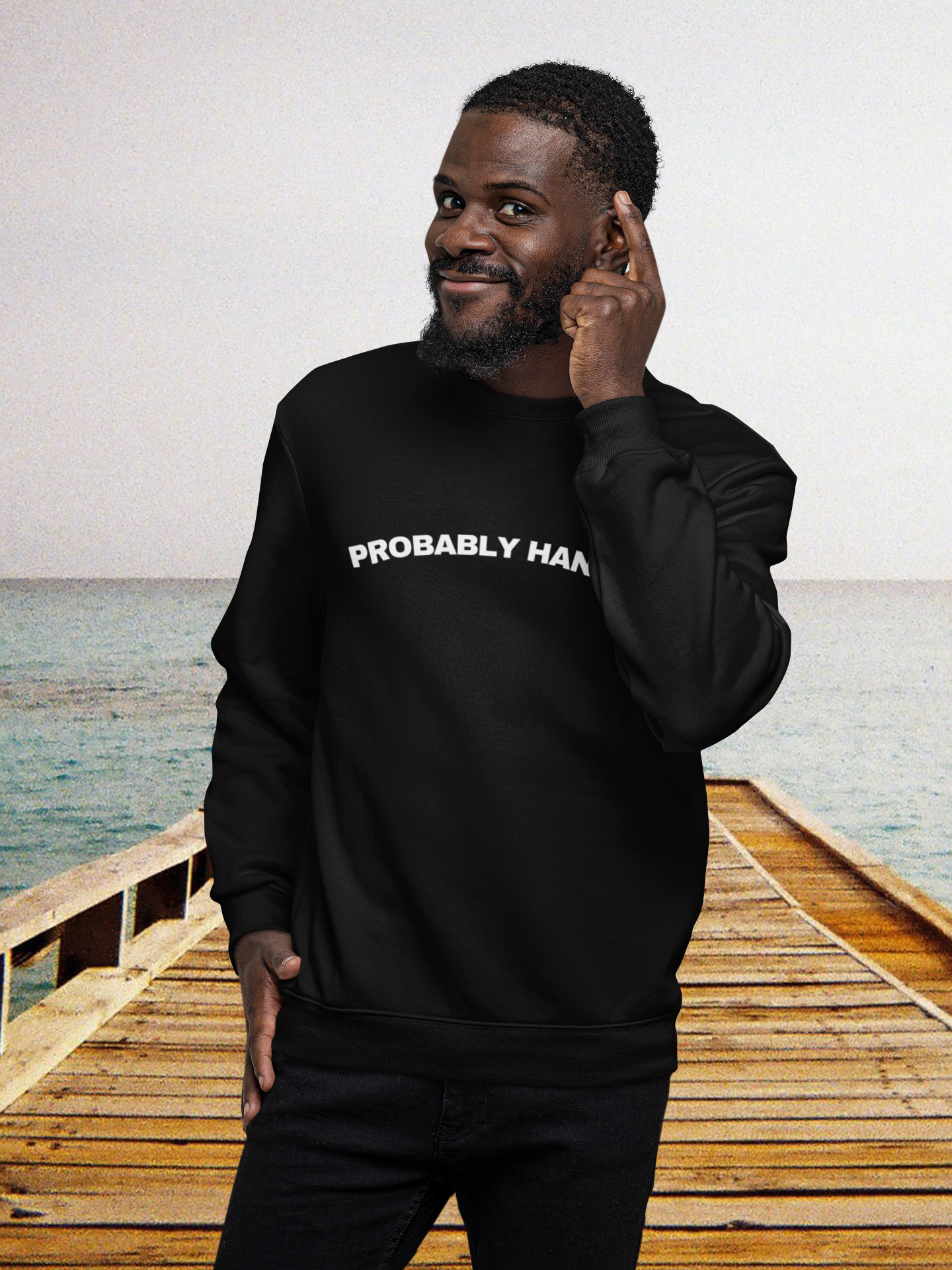 Probably Hangry Crewneck Sweatshirt