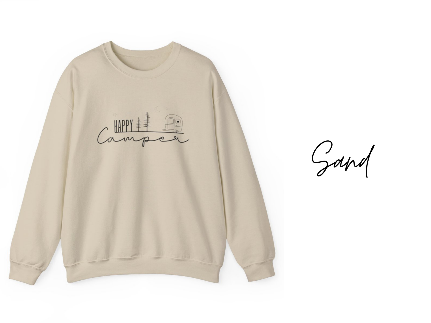 Happy Camper Crewneck Sweatshirt