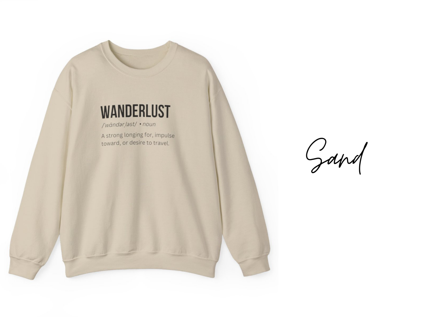 Wanderlust Crewneck Sweatshirt