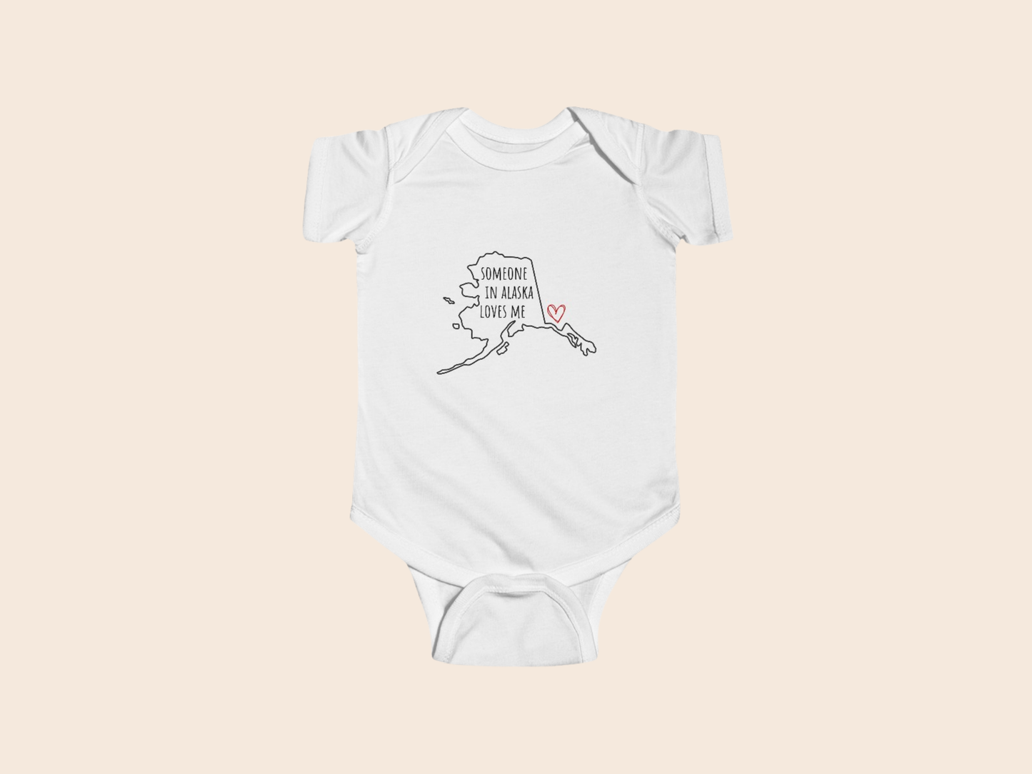 Someone in (Your State) Loves Me - Custom Baby Bodysuit