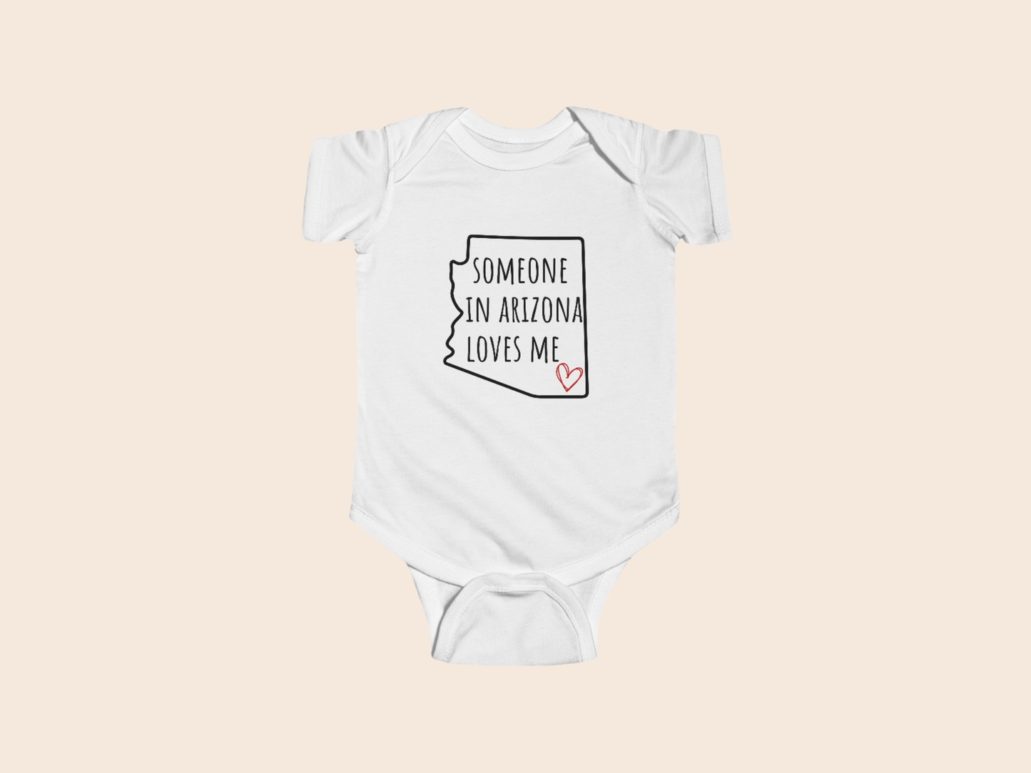 Someone in (Your State) Loves Me - Custom Baby Bodysuit