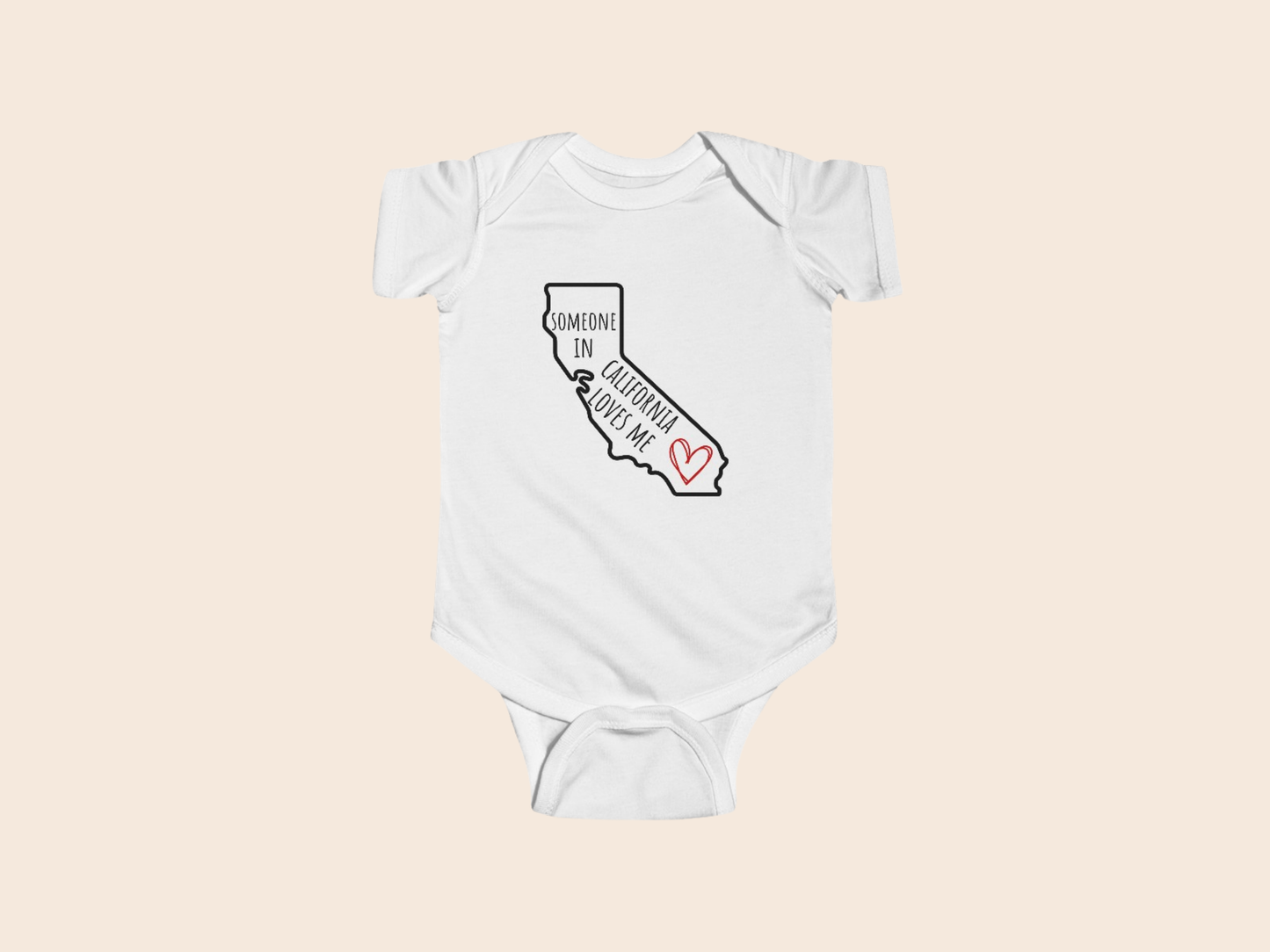 Someone in (Your State) Loves Me - Custom Baby Bodysuit