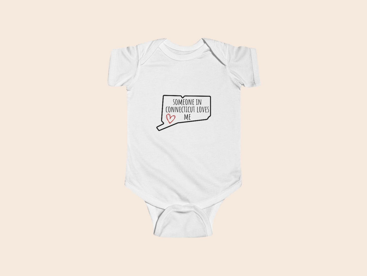 Someone in (Your State) Loves Me - Custom Baby Bodysuit