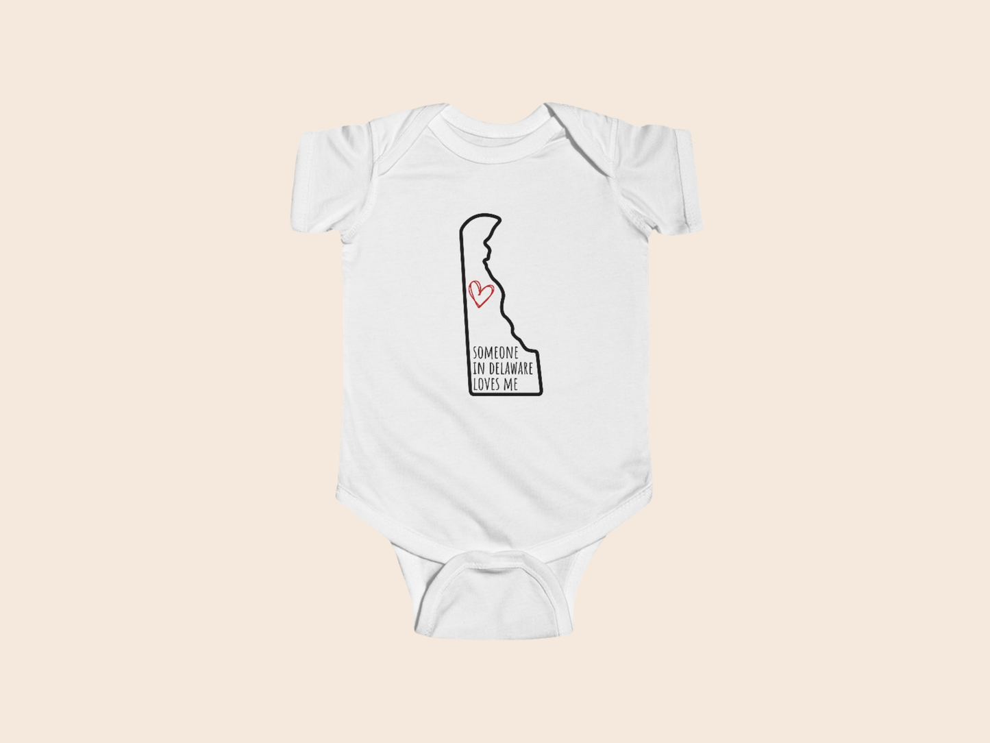 Someone in (Your State) Loves Me - Custom Baby Bodysuit